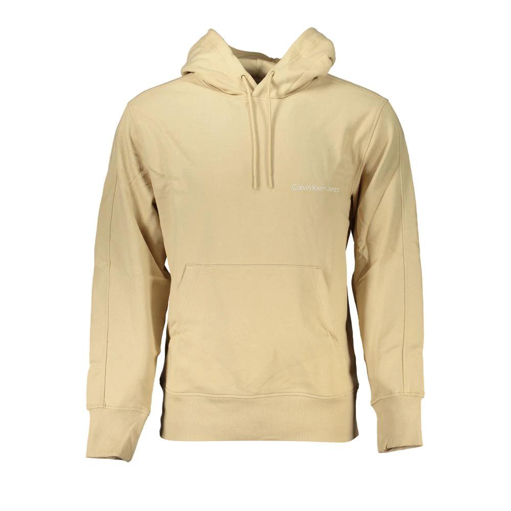 Calvin Klein Beige Cotton Men Sweater Calvin Klein