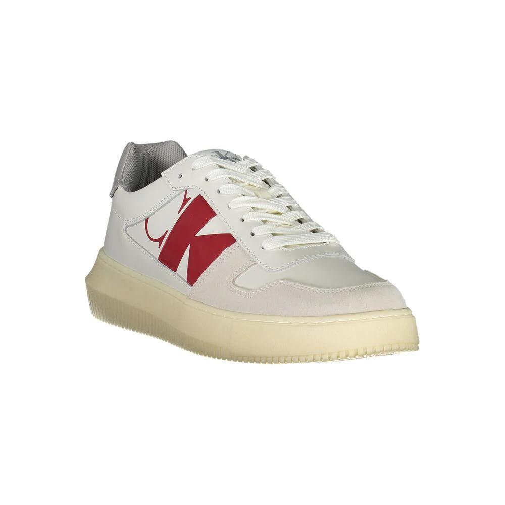 Calvin Klein Bianco Leather Men Sneaker Calvin Klein