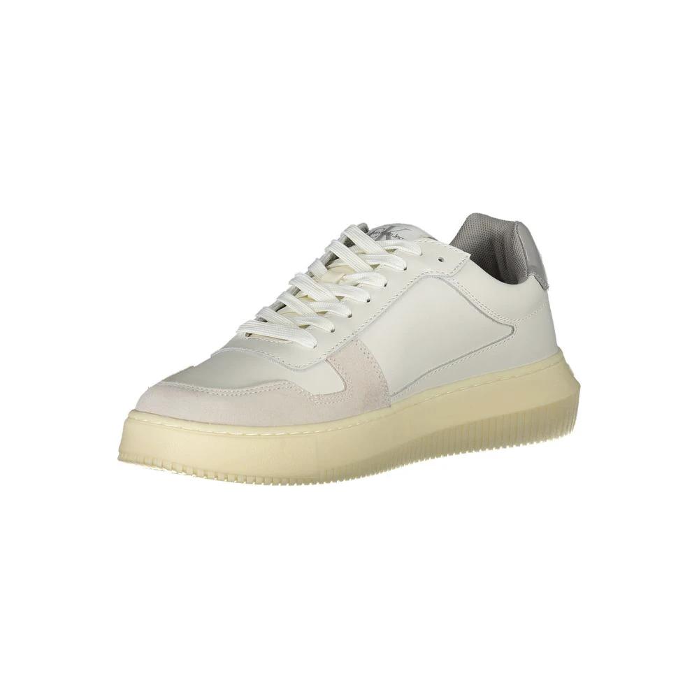 Calvin Klein Bianco Leather Men Sneaker Calvin Klein