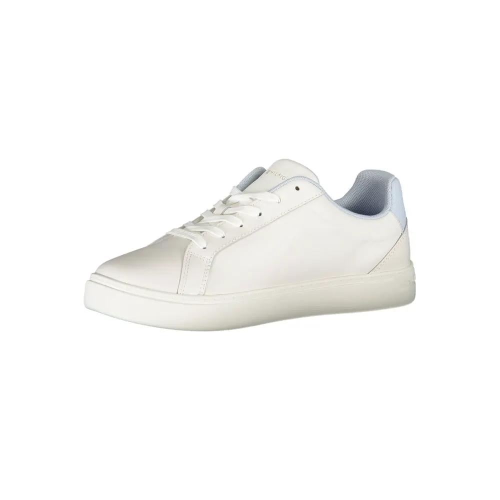 Tommy Hilfiger White Leather Women Sneaker