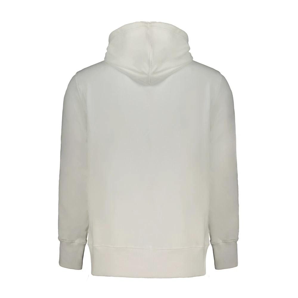 Calvin Klein White Cotton Men's Hooded Sweatshirt Calvin Klein