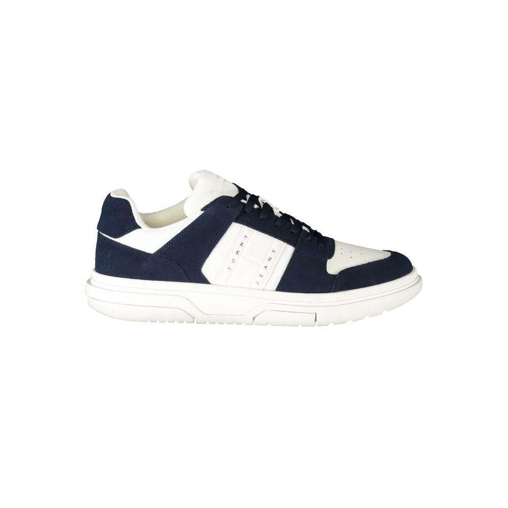 Baskets Tommy Hilfiger bleues en polyuréthane pour homme