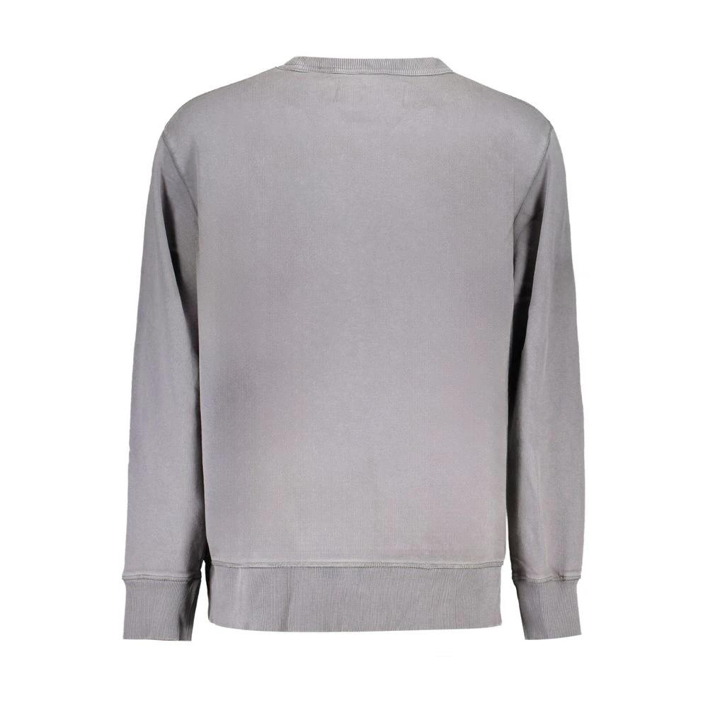 Calvin Klein Gray Cotton Men Sweater Calvin Klein
