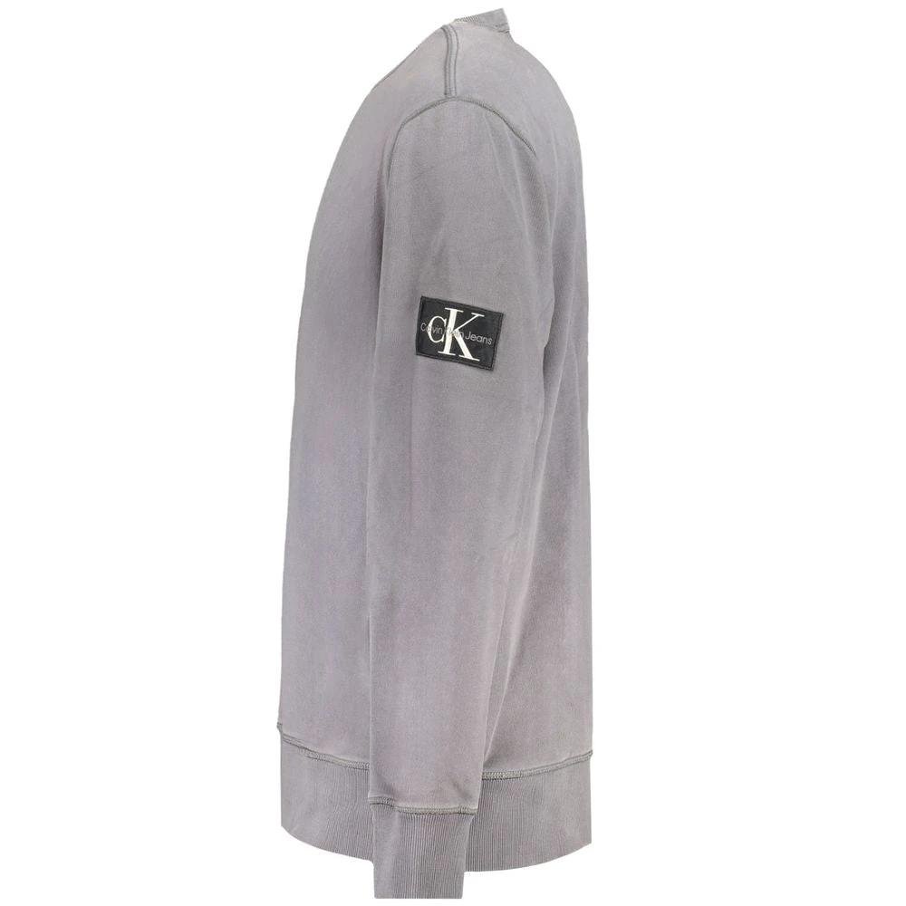 Calvin Klein Gray Cotton Men Sweater Calvin Klein