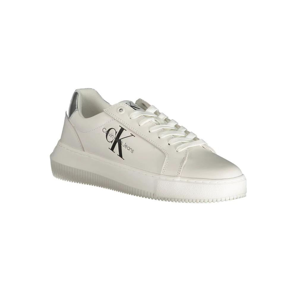 Calvin Klein Bianco Polyurethane Women Sneaker Calvin Klein