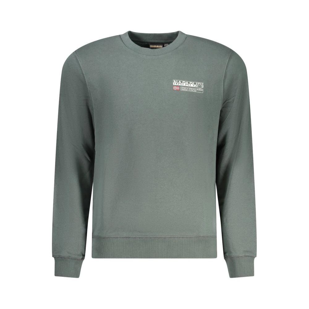 Napapijri Verde Coton Homme Sweat