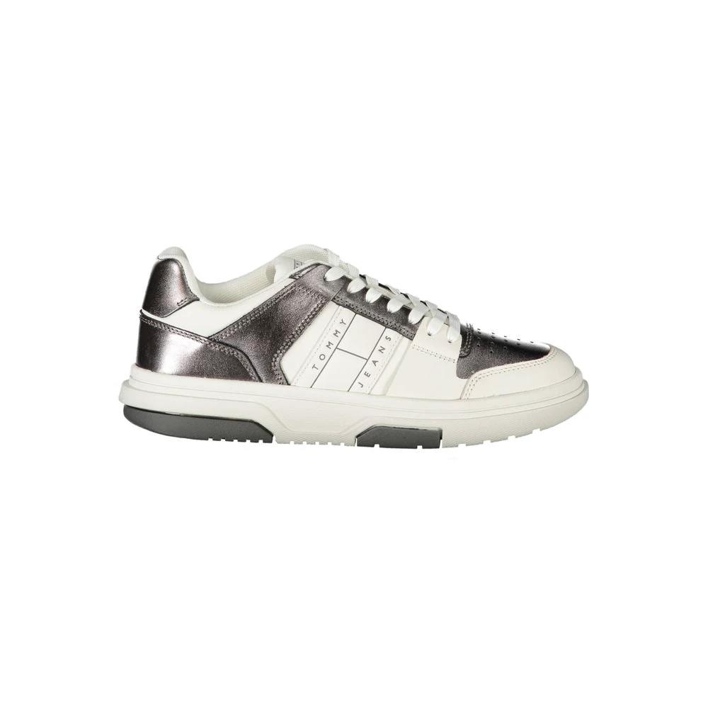 Tommy Hilfiger Bianco Polyurethane Women Sneaker Tommy Hilfiger