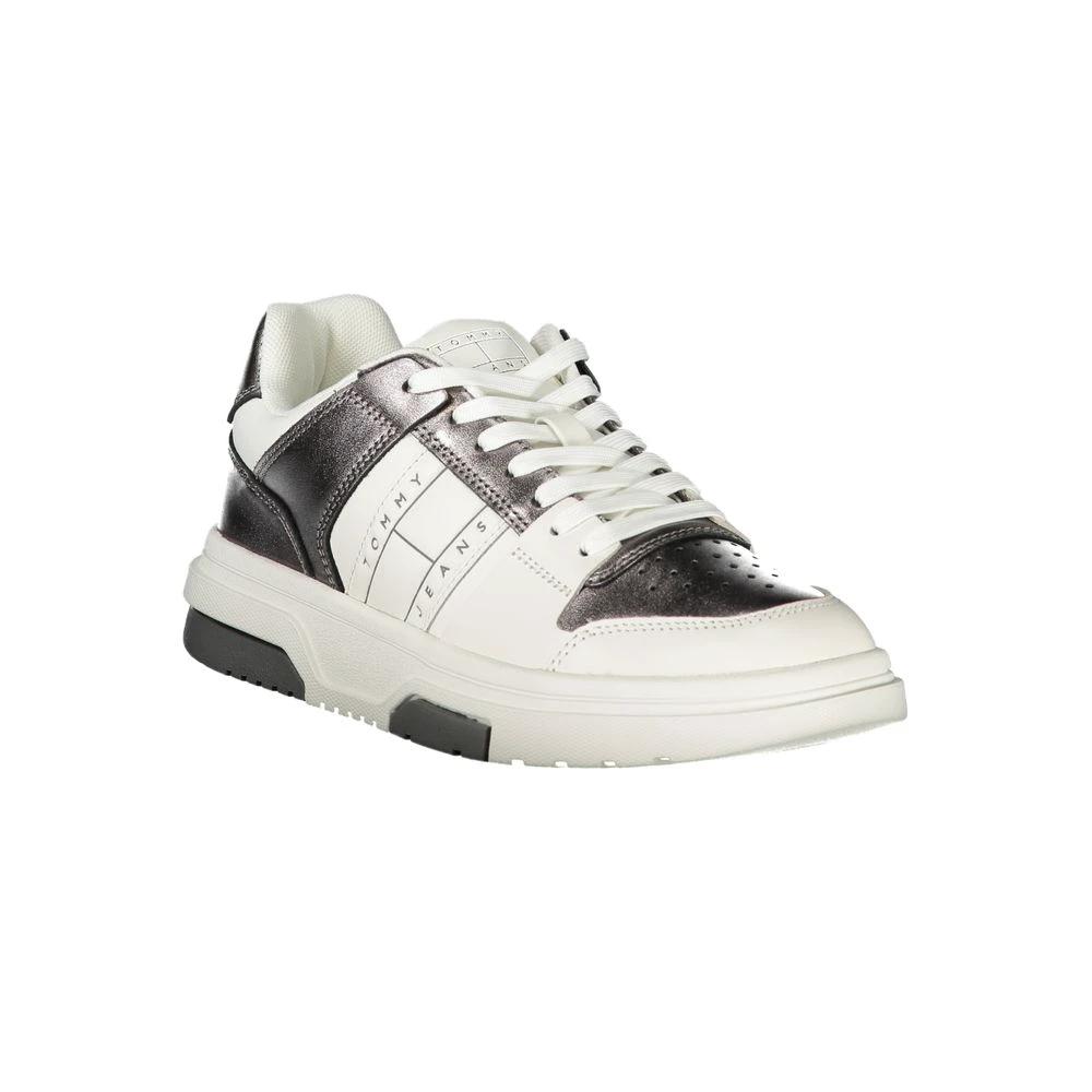 Tommy Hilfiger Bianco Polyurethane Women Sneaker Tommy Hilfiger