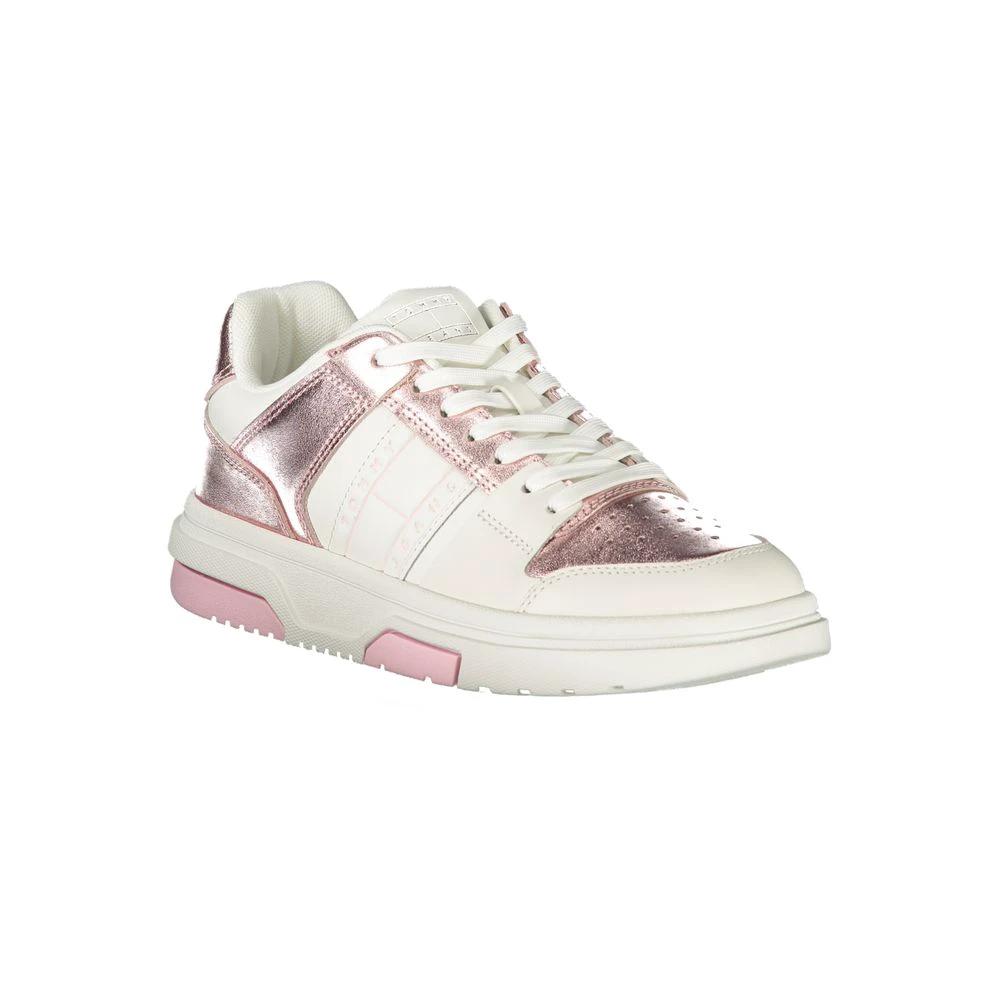 Tommy Hilfiger Bianco Poliuretano Women Sneaker Tommy Hilfiger