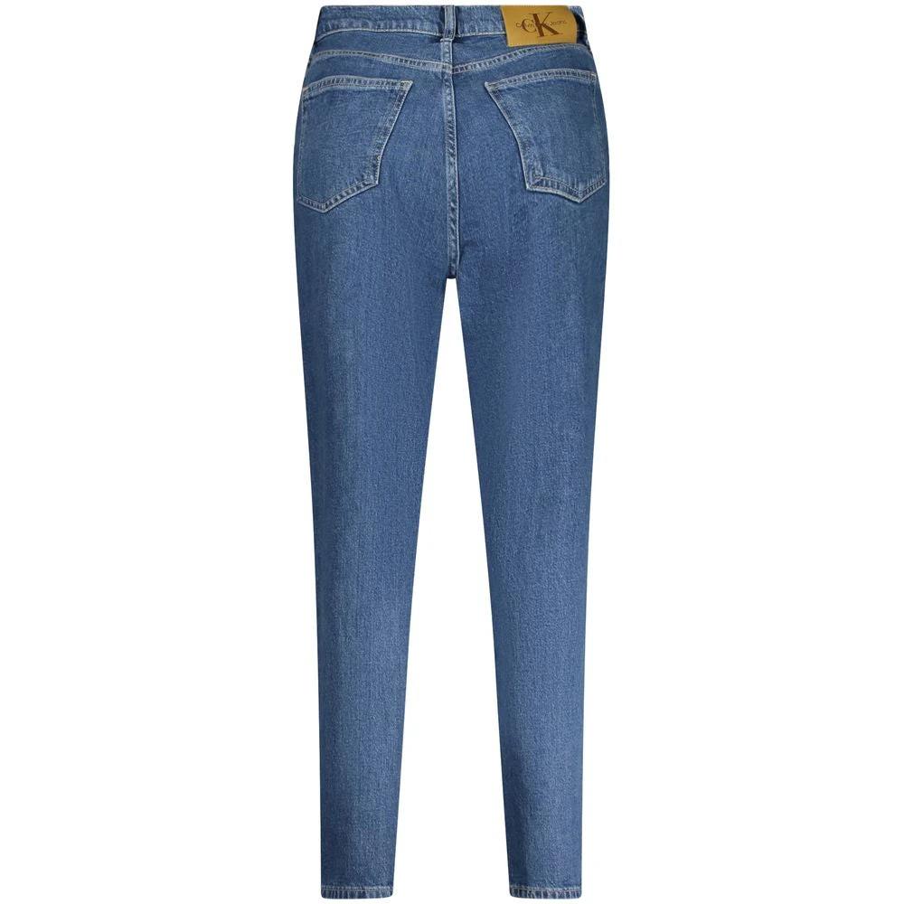 Jean en coton bleu Calvin Klein pour femme