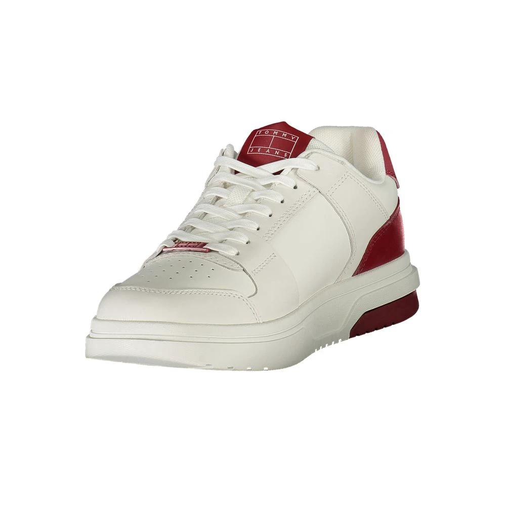 Tommy Hilfiger Red Polyurethane Men's Sneaker Tommy Hilfiger