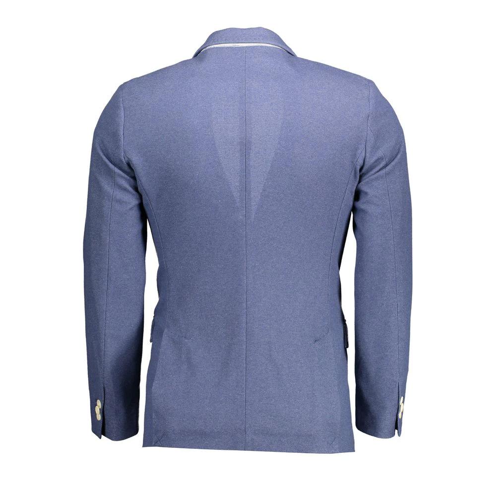 Veste Gant bleue en polyester pour homme