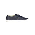 Ralph Lauren Blue Leather Women Sneaker Ralph Lauren