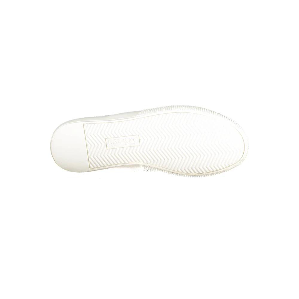 Ralph Lauren Blue Leather Women Sneaker Ralph Lauren