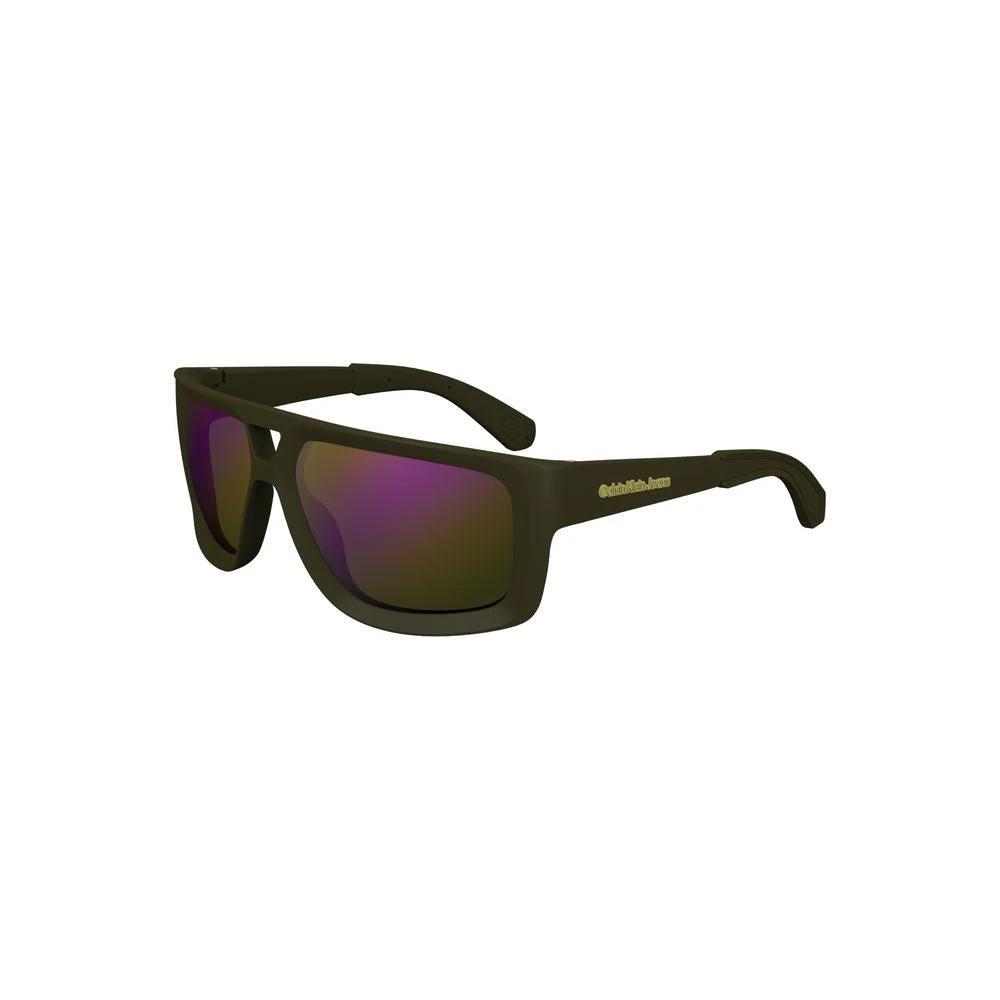 Calvin Klein Verde Injected Plastic Mens Sunglasses