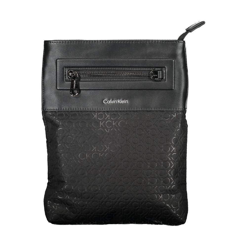 Calvin Klein Black Polyester Men's Shoulder Bag Calvin Klein