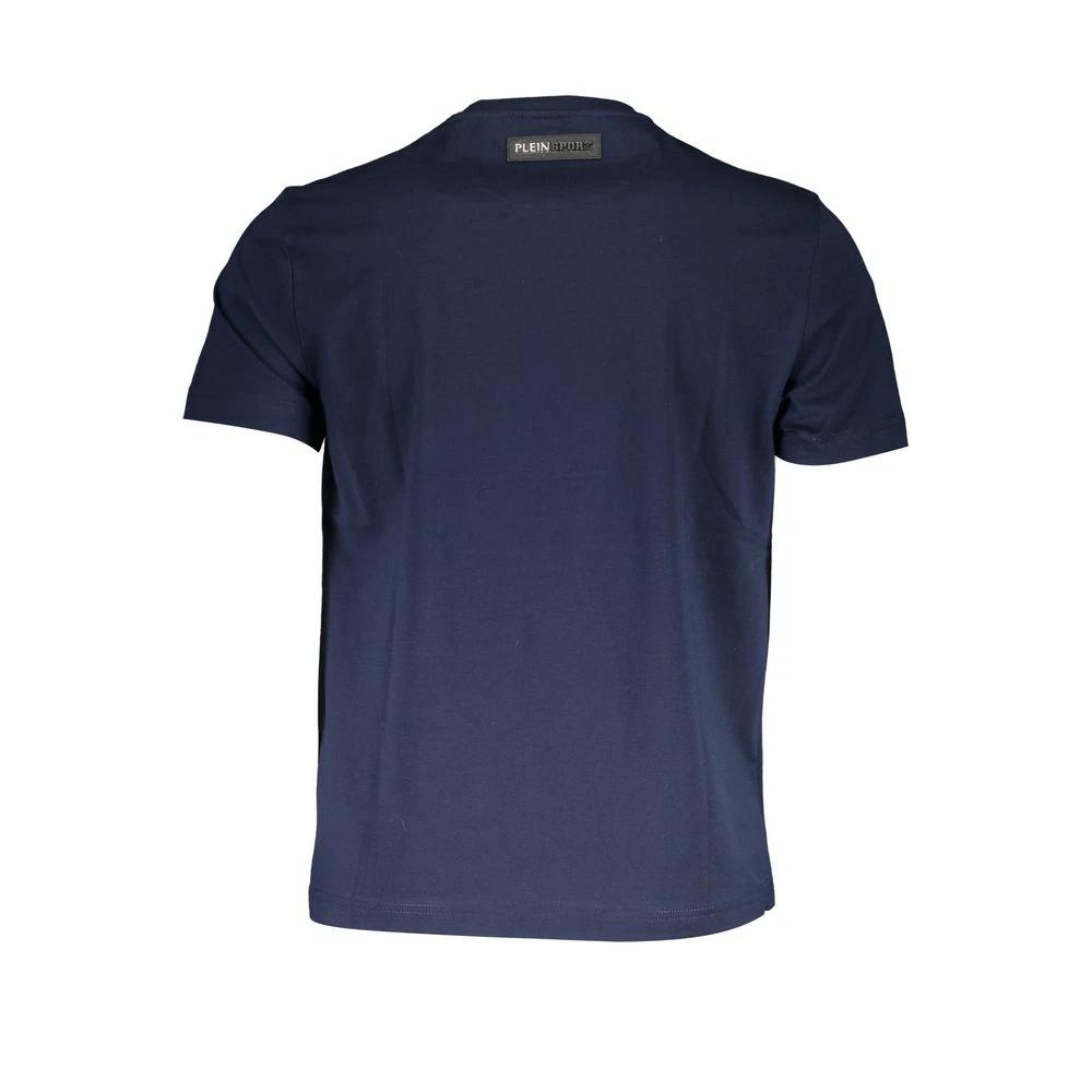 T-shirt homme Plein Sport bleu en coton
