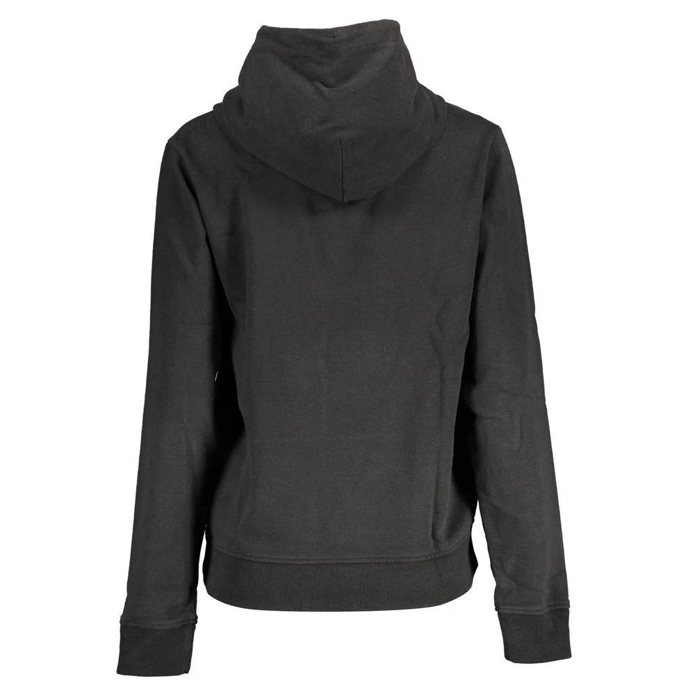 Tommy Hilfiger Black Cotton Women's Hoodie Tommy Hilfiger
