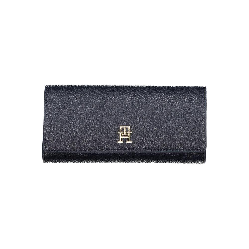 Portefeuille Tommy Hilfiger bleu en polyuréthane pour femme