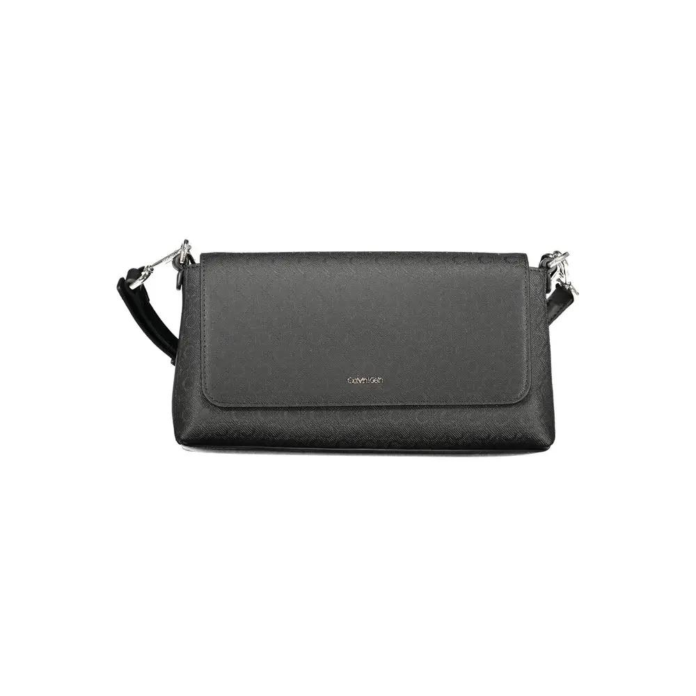 Sac bandoulière Calvin Klein noir en polyester pour femme