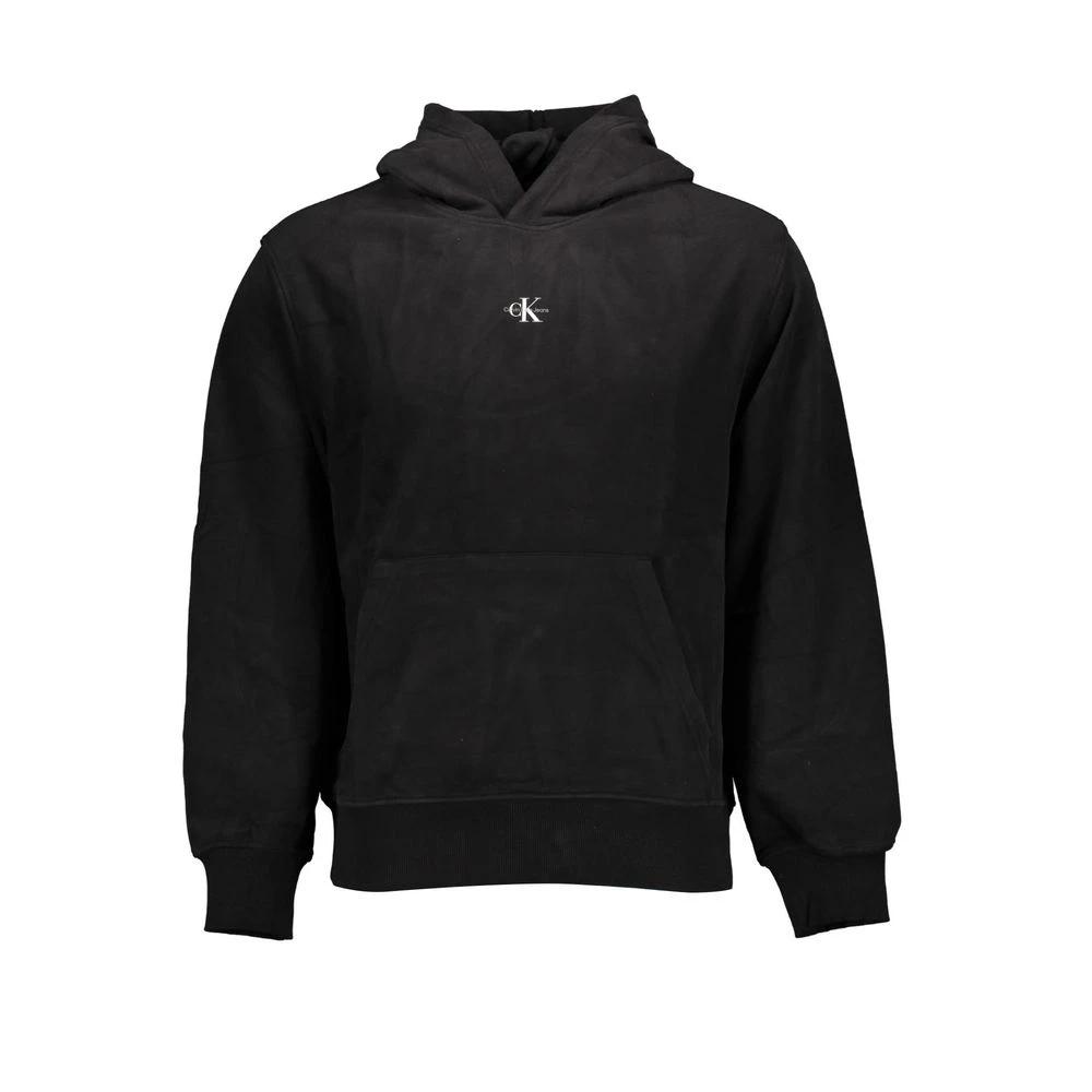 Sweat à capuche Calvin Klein en coton noir pour homme
