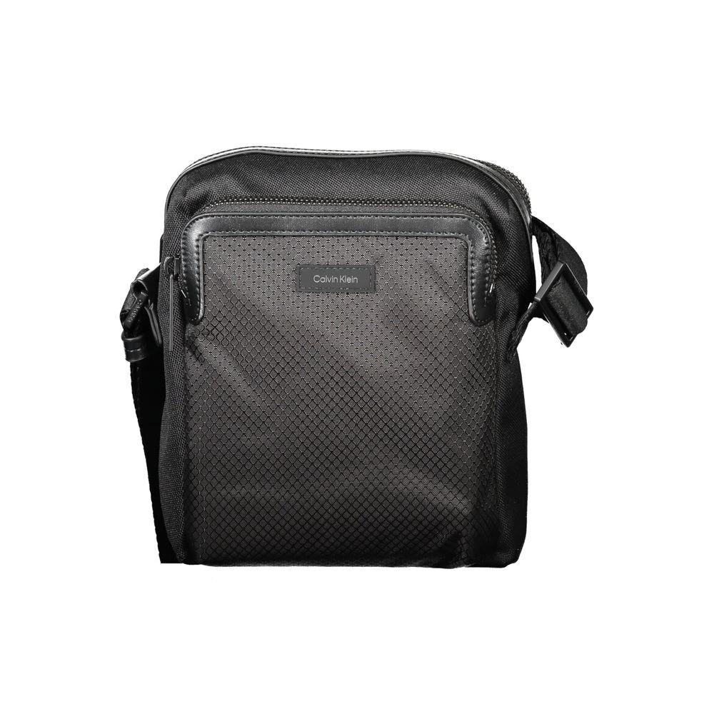 Calvin Klein Black Polyester Men's Shoulder Bag Calvin Klein