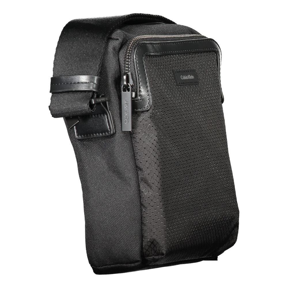 Calvin Klein Black Polyester Men's Shoulder Bag Calvin Klein
