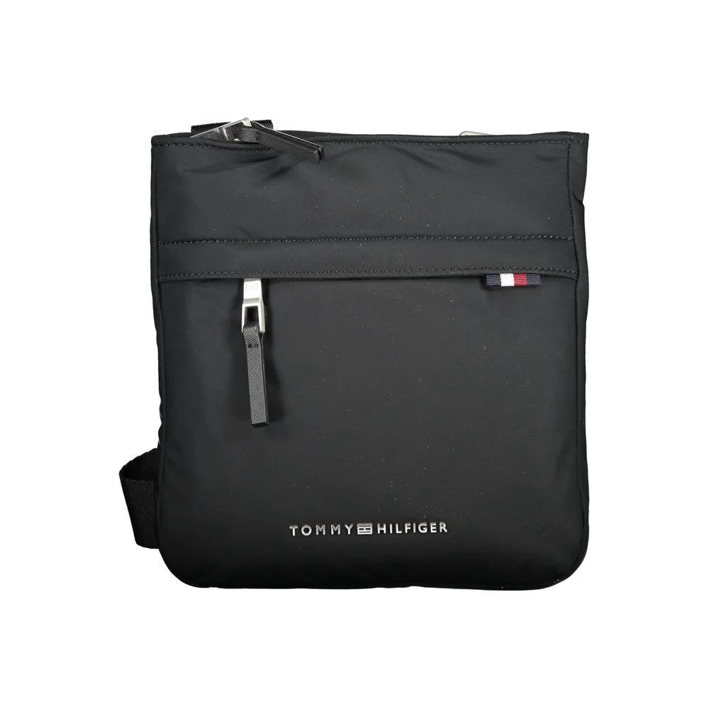 Tommy Hilfiger Black Polyurethane Women Shoulder Bag Tommy Hilfiger