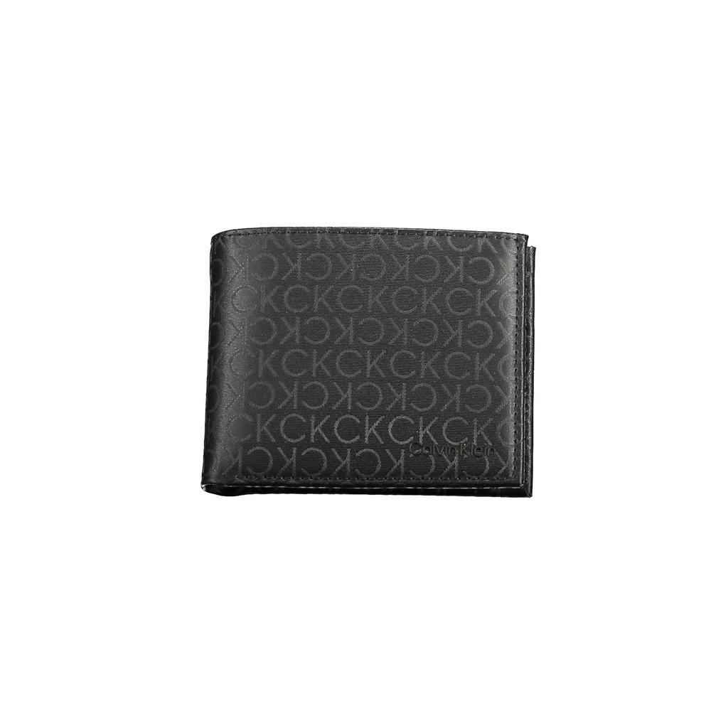 Portefeuille homme Calvin Klein Nero en polyuréthane