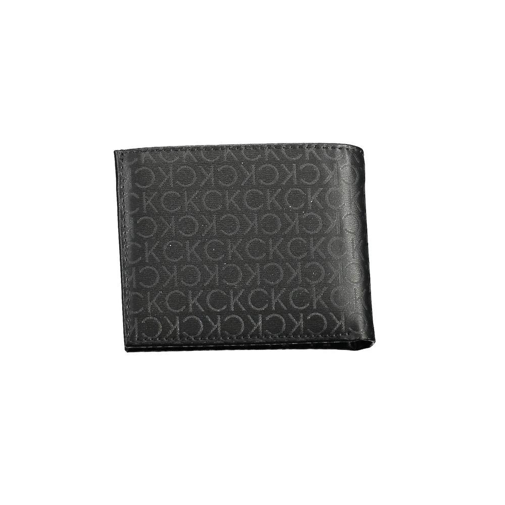 Portefeuille homme Calvin Klein Nero en polyuréthane