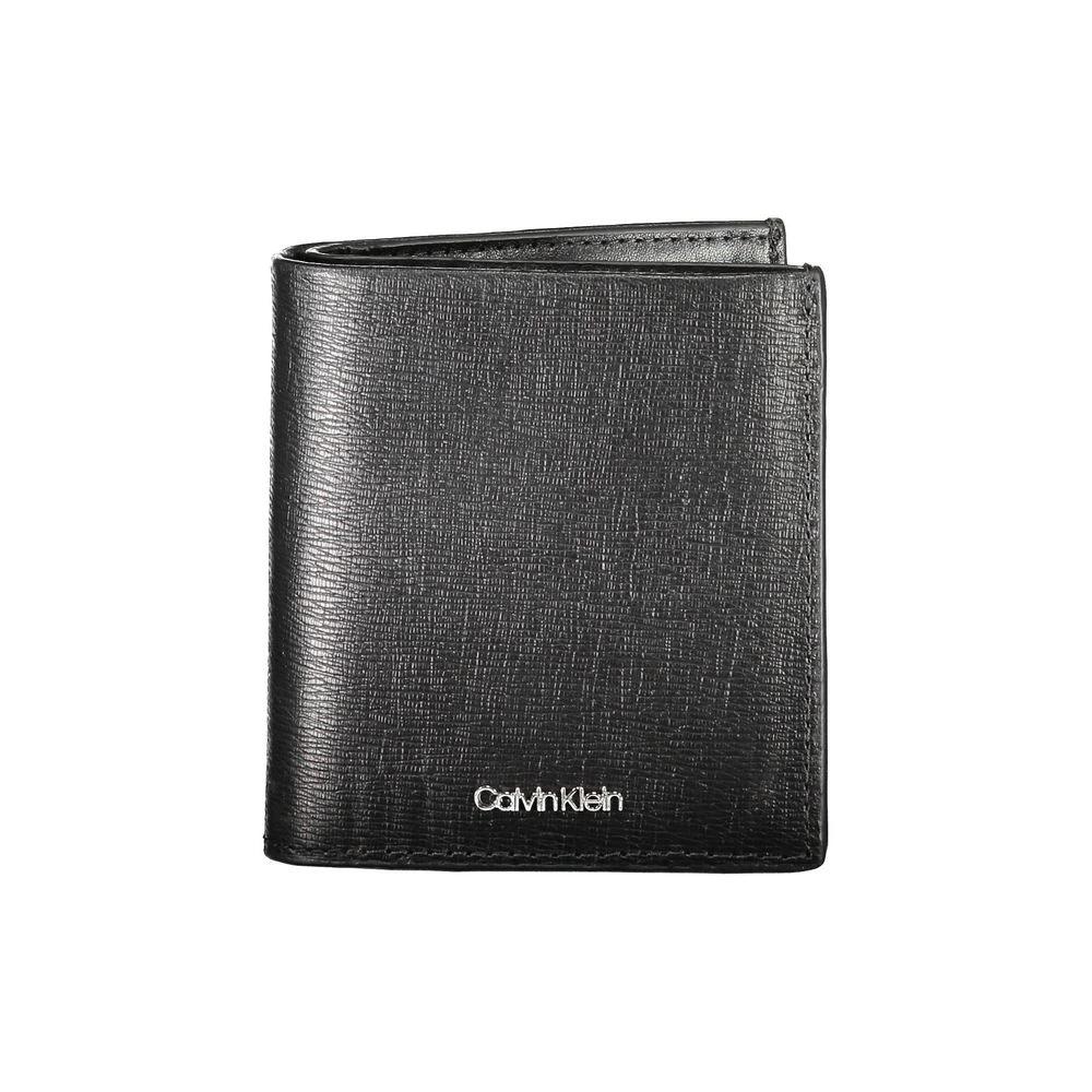 Calvin Klein Nero Leather Men Wallet Calvin Klein