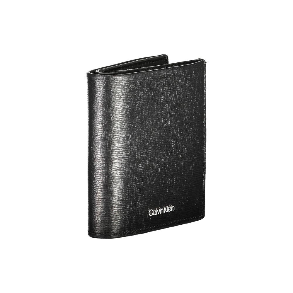 Calvin Klein Nero Leather Men Wallet Calvin Klein