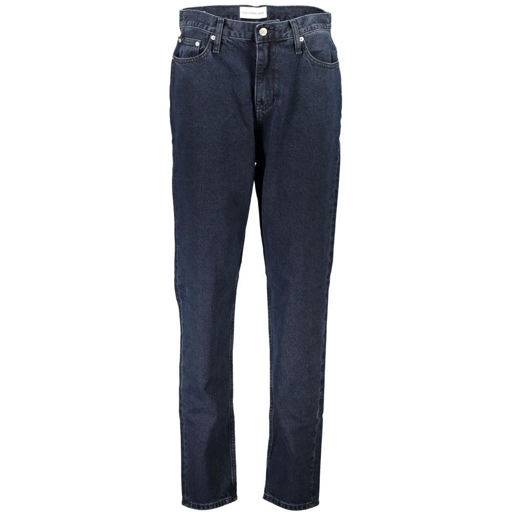 Calvin Klein Blu Cotton Women Jeans Calvin Klein