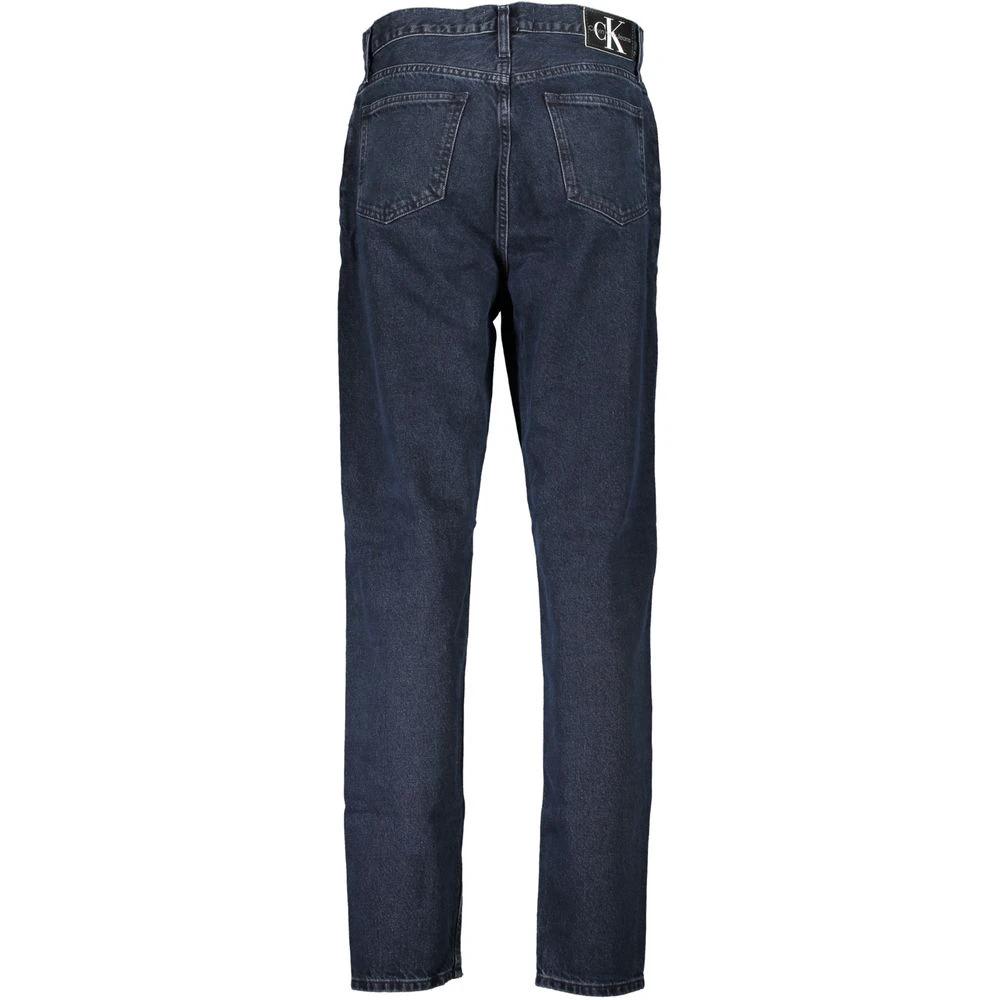 Calvin Klein Blu Cotton Women Jeans Calvin Klein