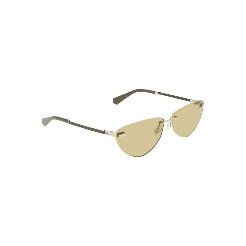 Calvin Klein Verde Metallo Woman Sunglass Calvin Klein