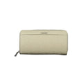 Portefeuille femme Calvin Klein beige en polyuréthane