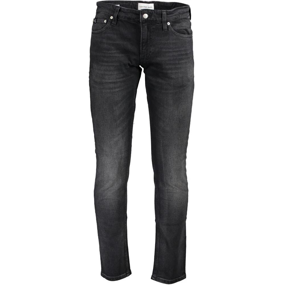 Jean slim en coton noir Calvin Klein pour homme