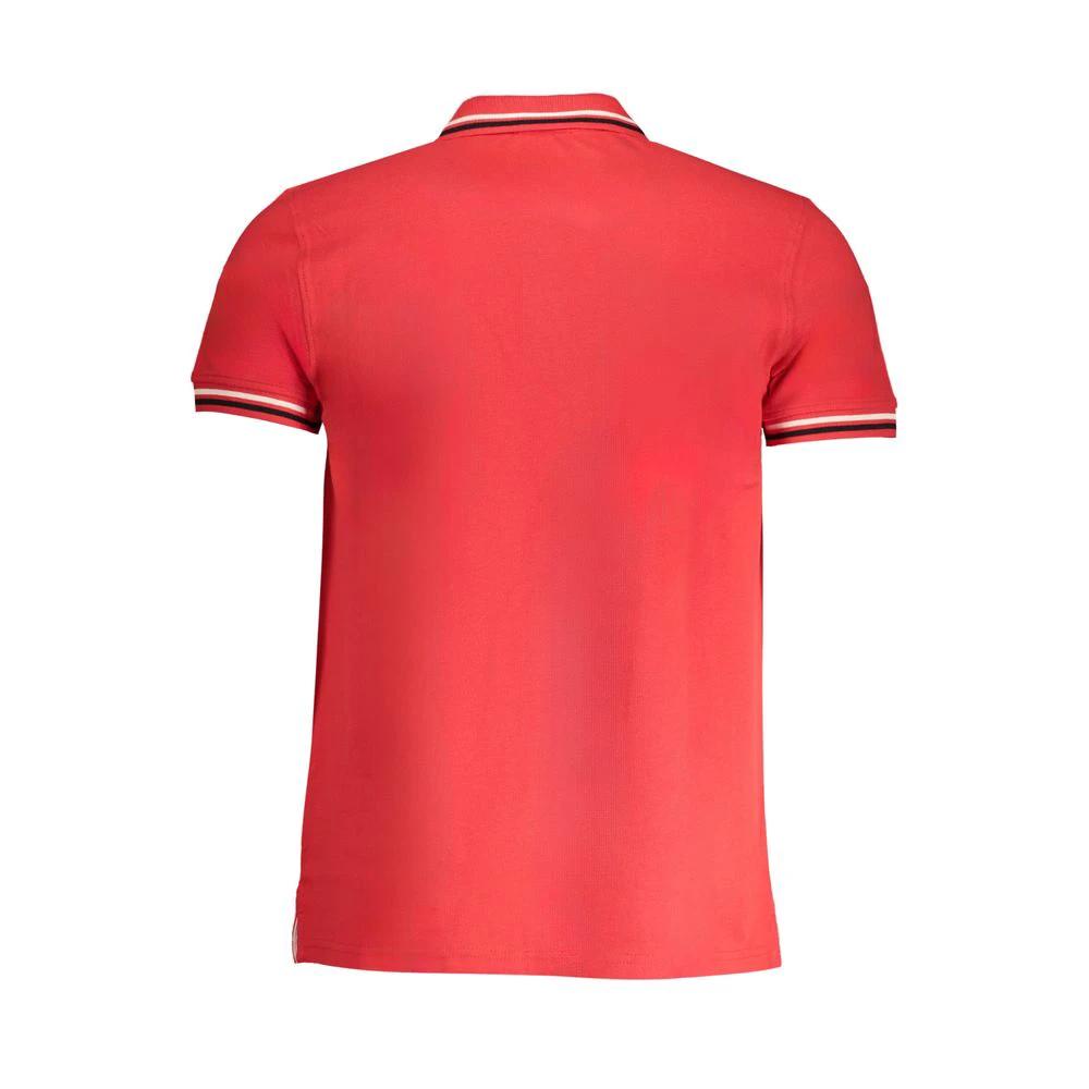 Polo homme Cavalli Class en coton rouge