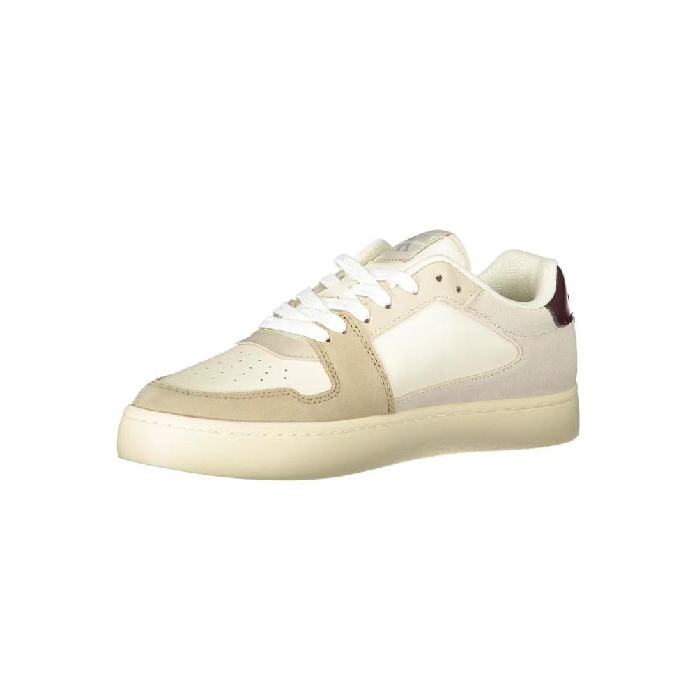Calvin Klein Beige Polyurethane Men Sneaker Calvin Klein