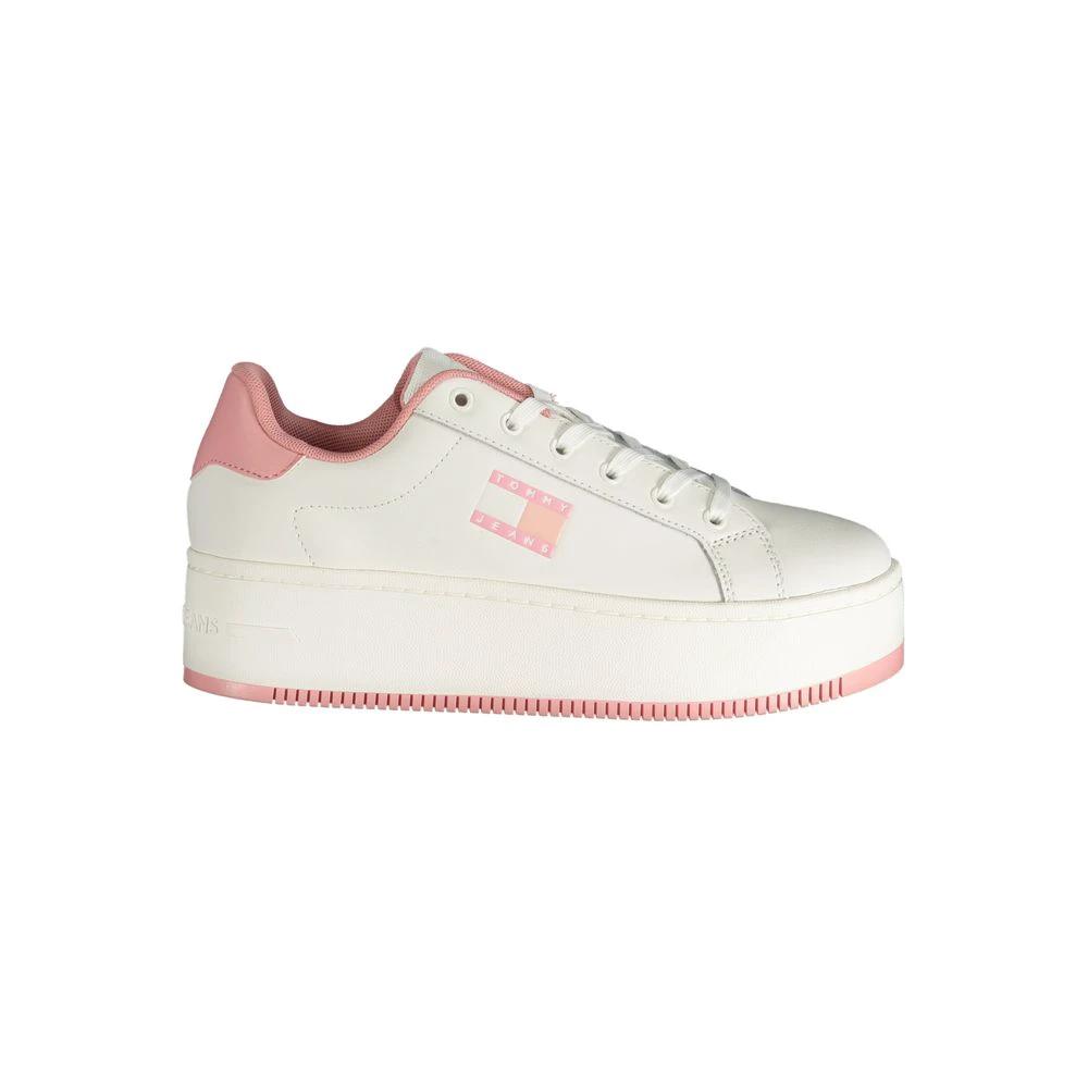 Baskets Tommy Hilfiger Rosa en cuir pour femme