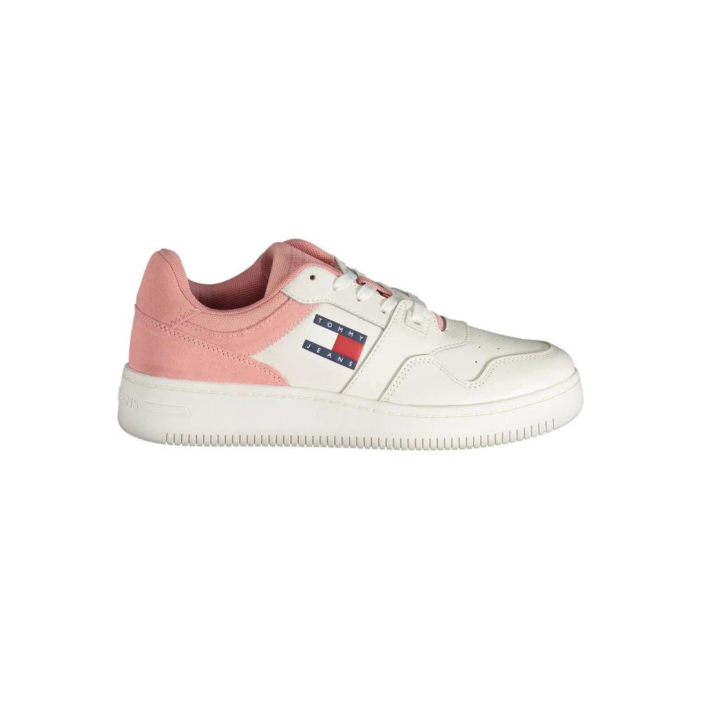Baskets Tommy Hilfiger Rosa en cuir pour femme