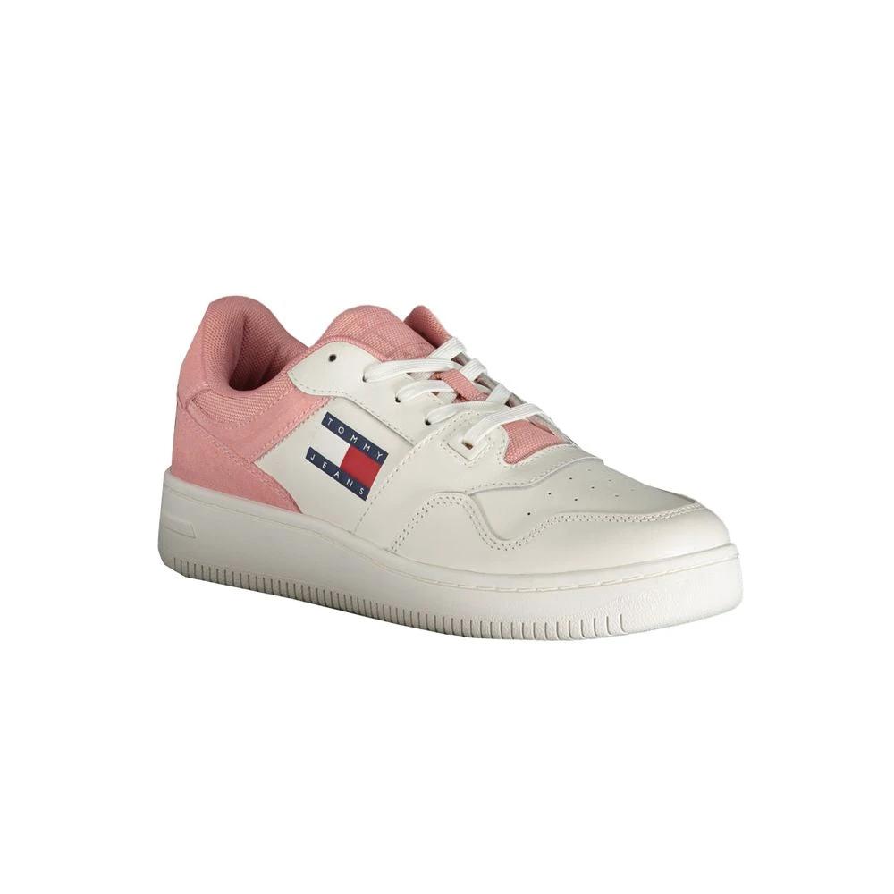 Baskets Tommy Hilfiger Rosa en cuir pour femme