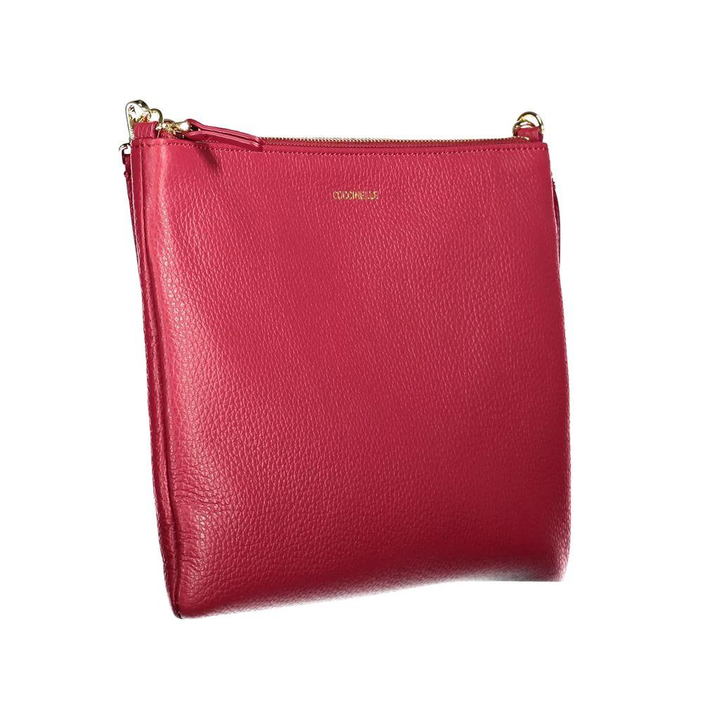 Coccinelle Rosso Pelle Femme Sac à Bandoulière