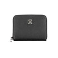 Portefeuille Tommy Hilfiger pour femme en polyuréthane noir