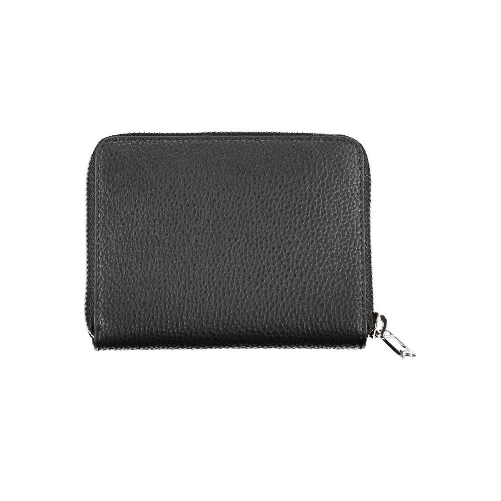 Portefeuille Tommy Hilfiger pour femme en polyuréthane noir