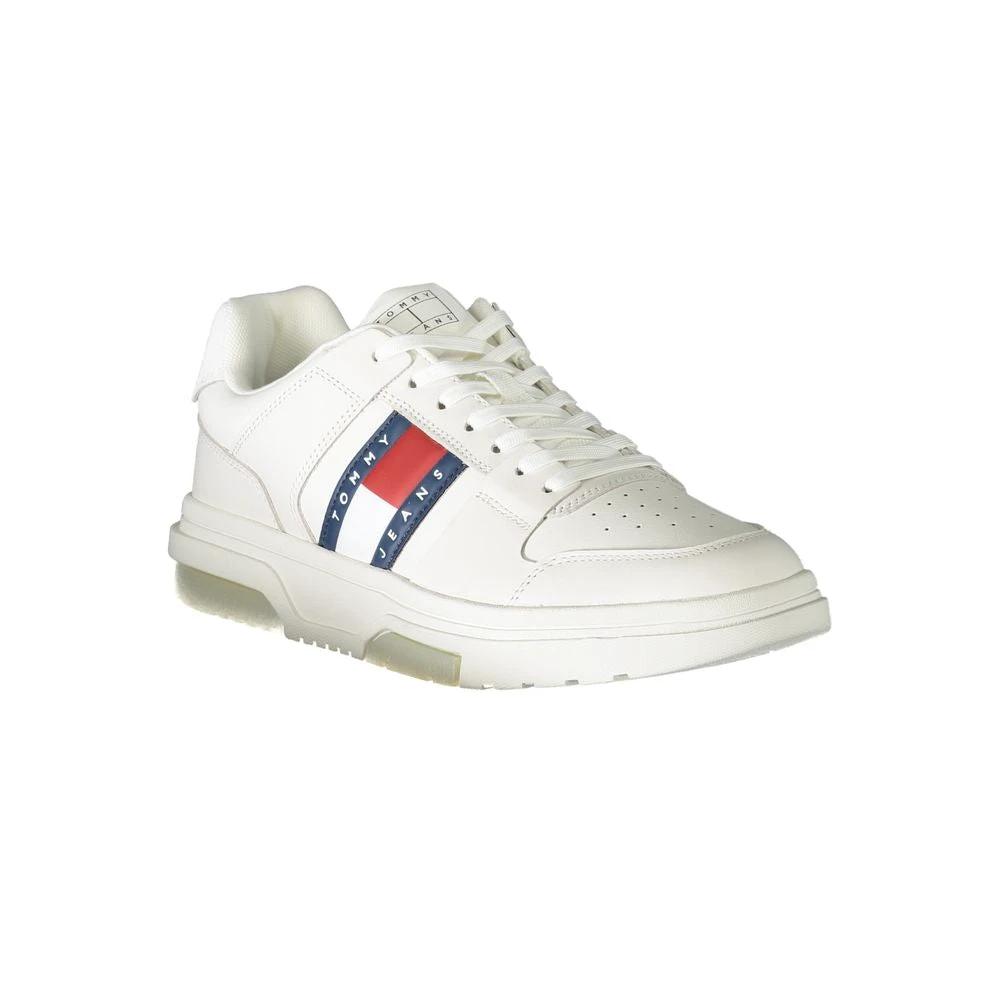 Tommy Hilfiger Bianco Polyurethane Men Sneaker Tommy Hilfiger