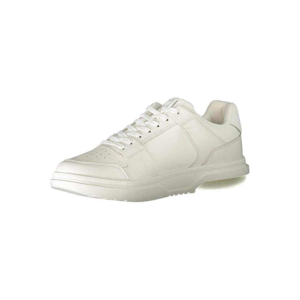 Tommy Hilfiger Bianco Polyurethane Men Sneaker Tommy Hilfiger