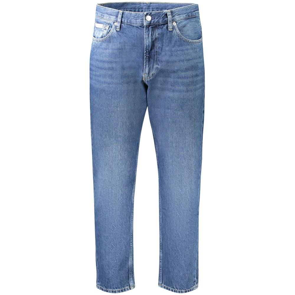 Jean Calvin Klein Blu en coton pour homme