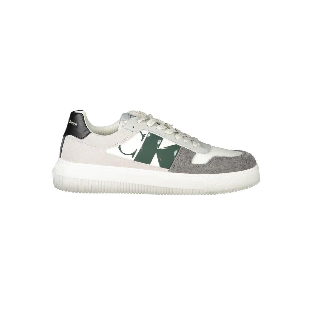 Baskets Calvin Klein blanches en polyéthylène pour homme