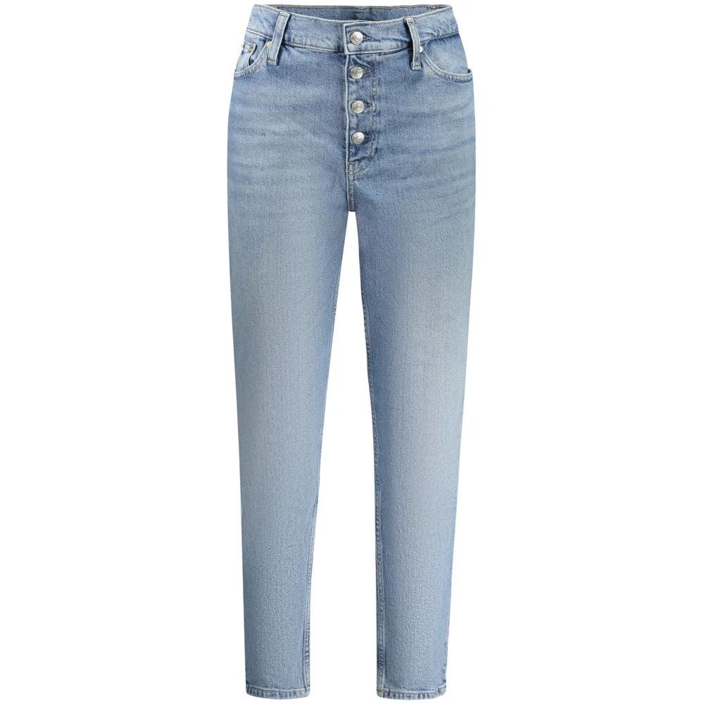 Calvin Klein Azzurro Cotton Women's Jeans Calvin Klein